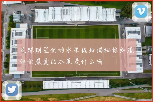 足球明星们的水果偏好揭秘你知道他们最爱的水果是什么吗